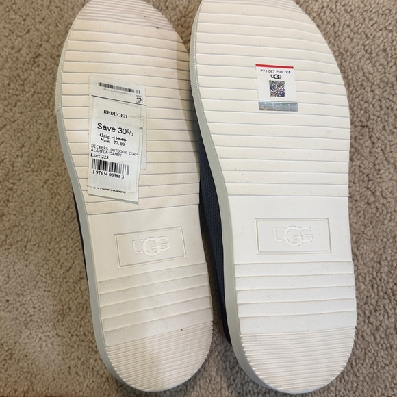 NWT UGG women’s Dark Blue Casual Slip-Ons size 6.5 - Picture 4 of 5